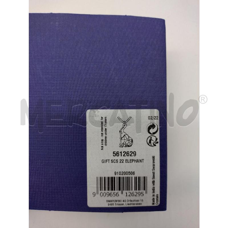 COLLANA SWAROVSKI ELEFANTINO FUMÈ 5612629 | Mercatino dell'Usato Oristano 5