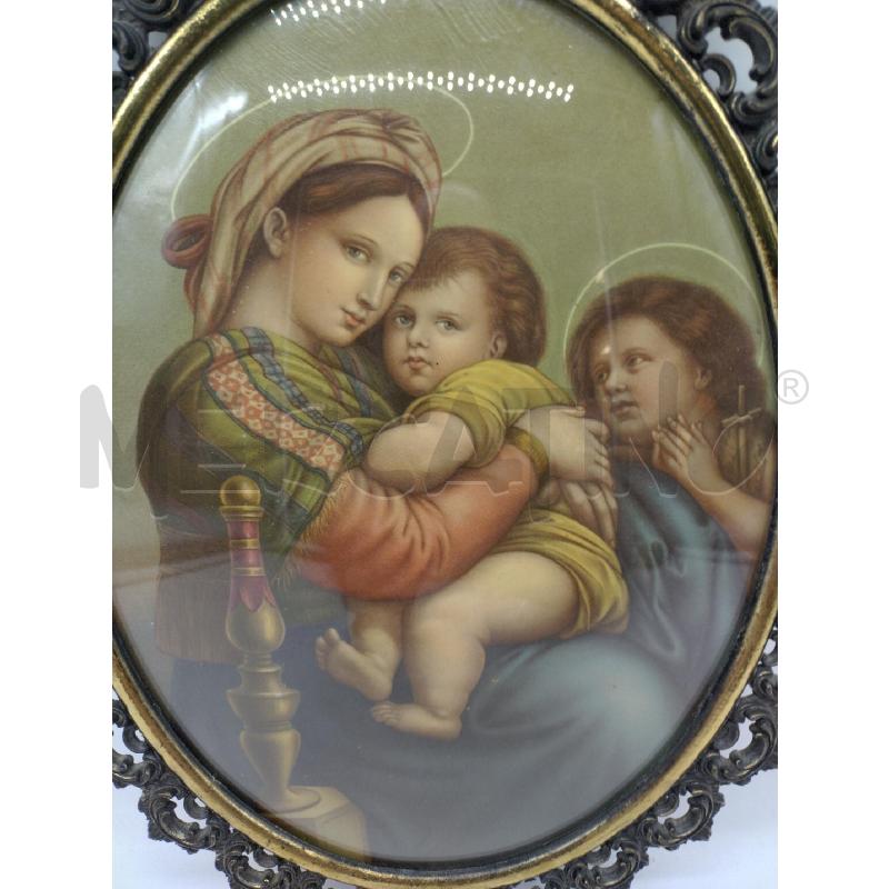 CORNICE OVALE MET MADONNA DELLA SEGGIOLA | Mercatino dell'Usato Oristano 3