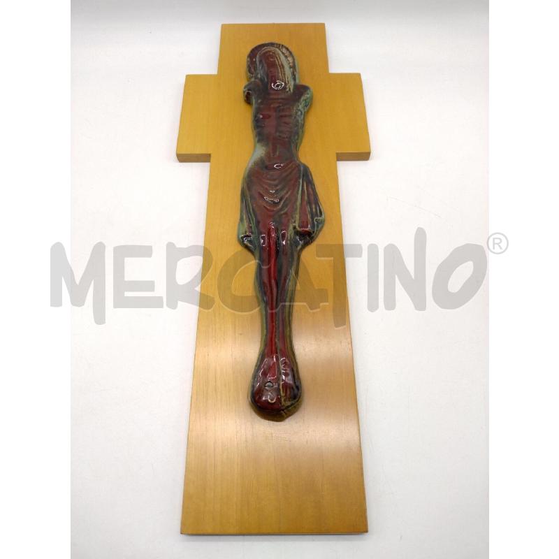 CROCIFISSO CERAMICA SU PLACCA | Mercatino dell'Usato Oristano 1