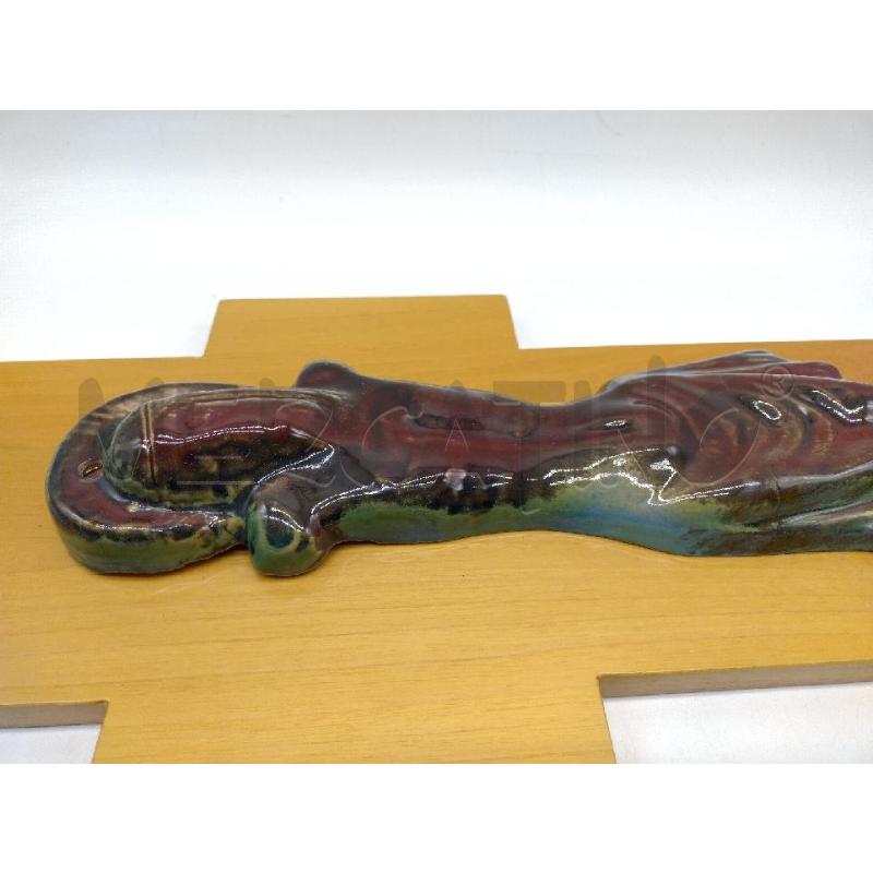 CROCIFISSO CERAMICA SU PLACCA | Mercatino dell'Usato Oristano 4