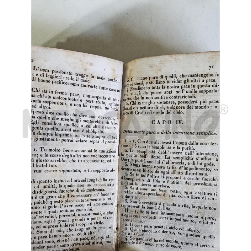 DELLA IMITAZIONE DI CRISTO 1850 | Mercatino dell'Usato Oristano 2