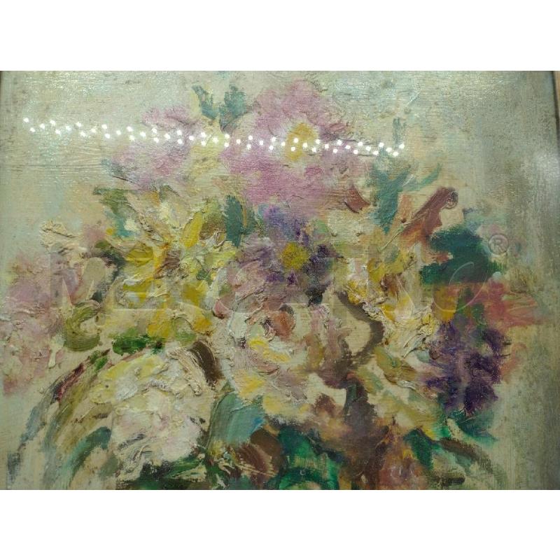 DIPINTO CASSINA VASO DI FIORI CON DEDICA | Mercatino dell'Usato Oristano 3