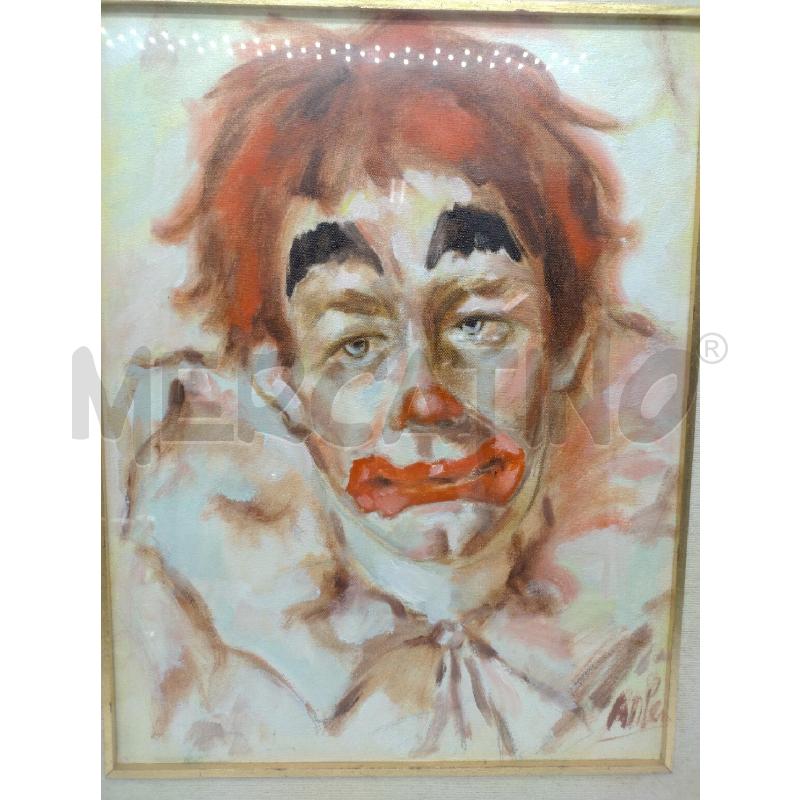 DIPINTO CLOWN CON CORNICE | Mercatino dell'Usato Oristano 2