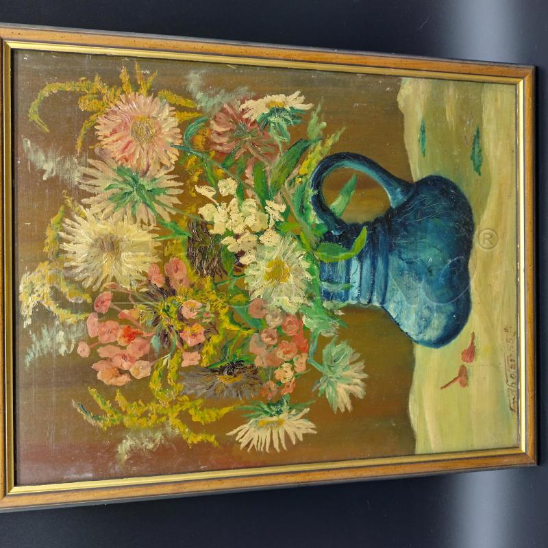 DITTICO FLOREALE ERDHOFER (1954-1955) | Mercatino dell'Usato Oristano 2