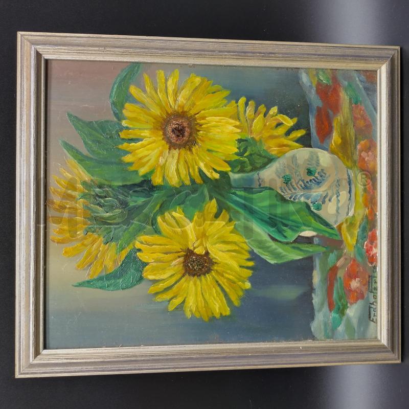 DITTICO FLOREALE ERDHOFER (1954-1955) | Mercatino dell'Usato Oristano 3