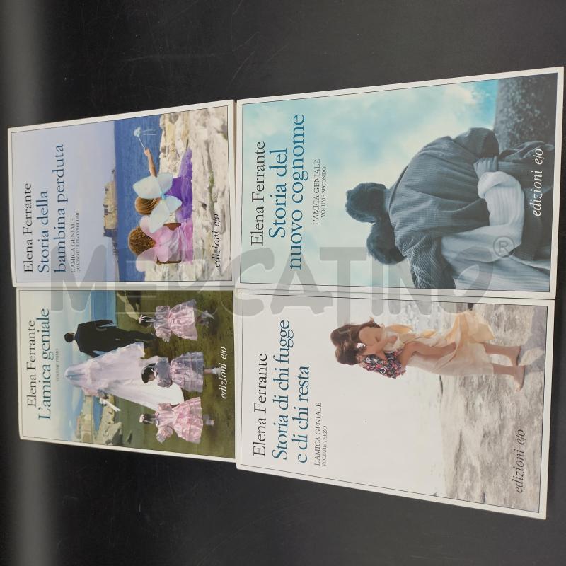 E.FERRANTE L'AMICA GENIALE QUADRILOGIA COMPLETA | Mercatino dell'Usato Oristano 1