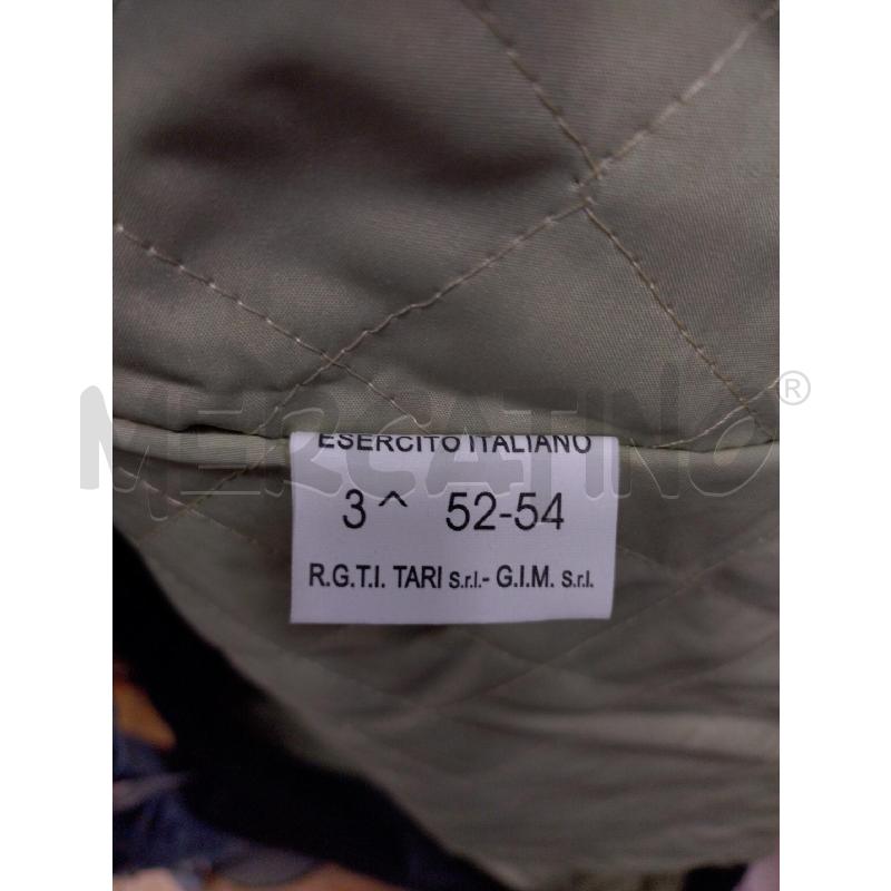 GIUBBOTTO ESERCITO ITALIANO U PLL NERO+COLLO 52/54 | Mercatino dell'Usato Oristano 5
