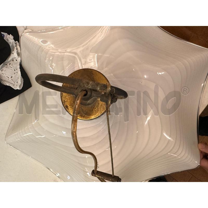 LAMPADARIO MURANO DIAMETRO 64 CM BIANCO | Mercatino dell'Usato Oristano 2