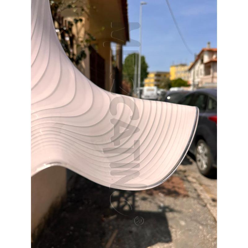LAMPADARIO MURANO DIAMETRO 64 CM BIANCO | Mercatino dell'Usato Oristano 3