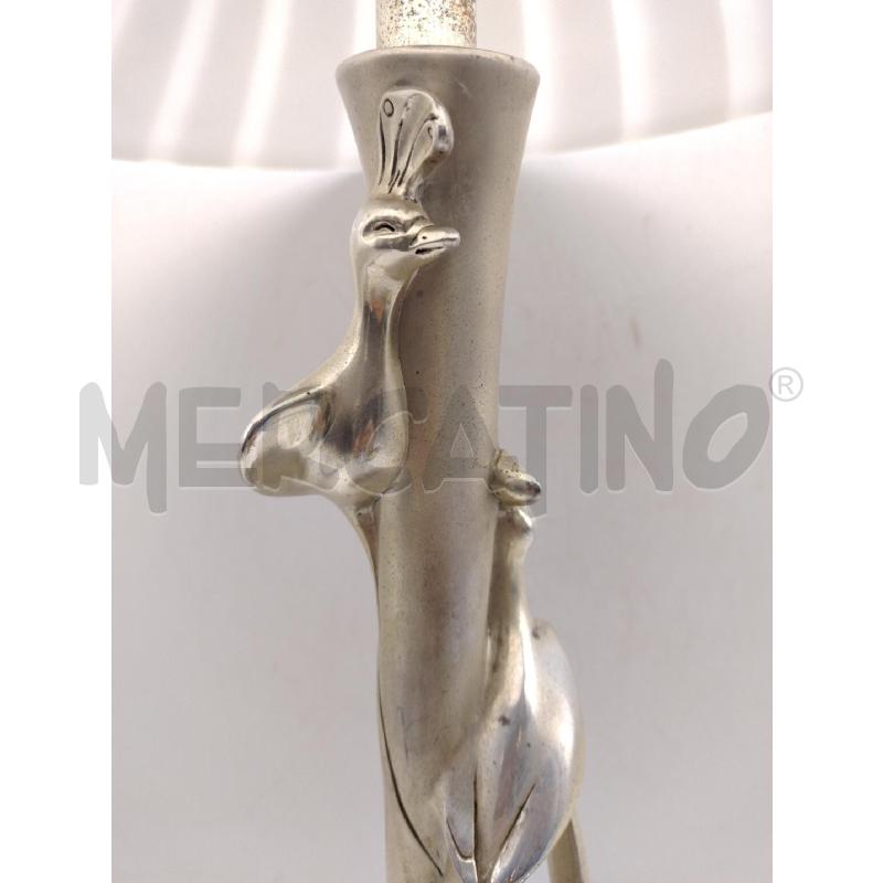 LAMPADA DA TAVOLO PAVONE LAMINA+VETRO | Mercatino dell'Usato Oristano 3