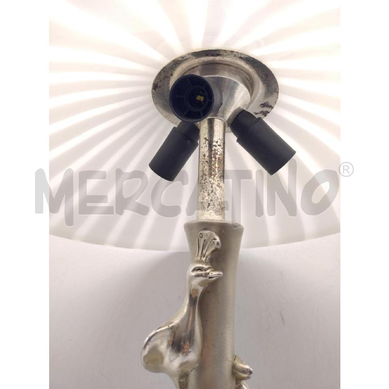 LAMPADA DA TAVOLO PAVONE LAMINA+VETRO | Mercatino dell'Usato Oristano 4