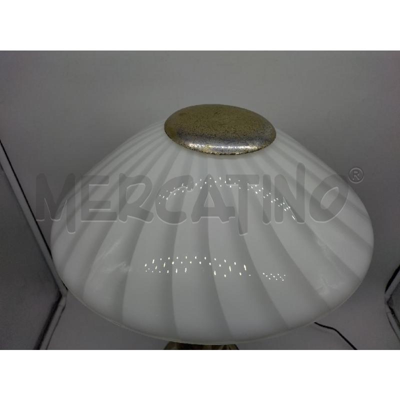 LAMPADA DA TAVOLO PAVONE LAMINA+VETRO | Mercatino dell'Usato Oristano 5