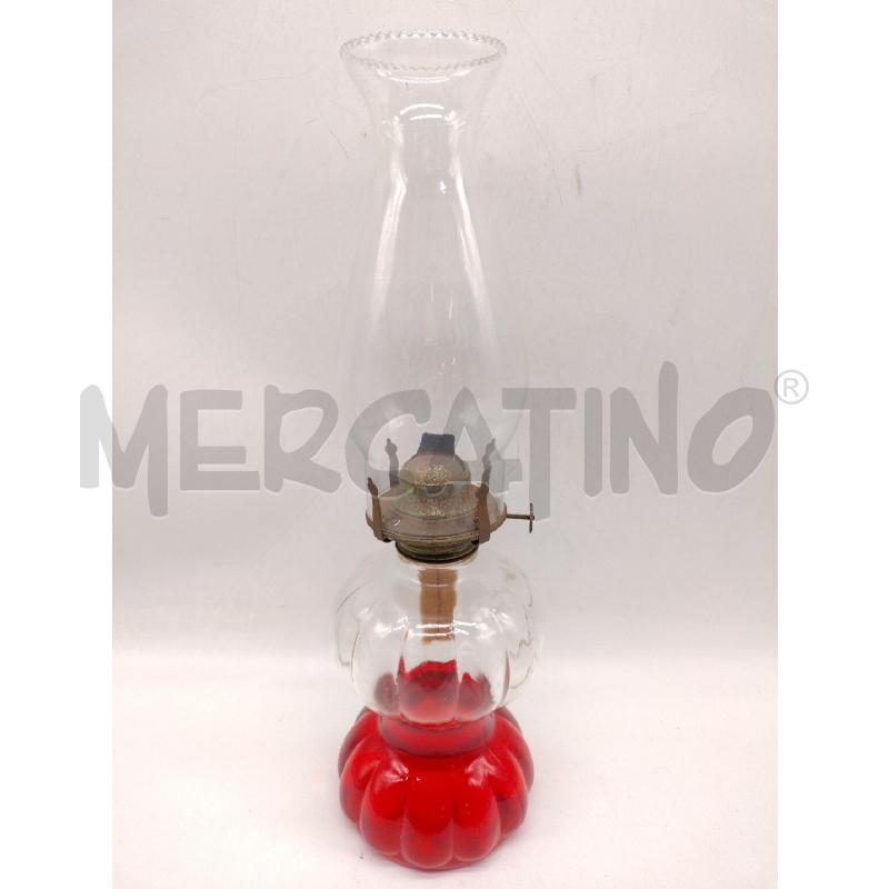 LAMPADA OLIO VETRO H43CM | Mercatino dell'Usato Oristano 1