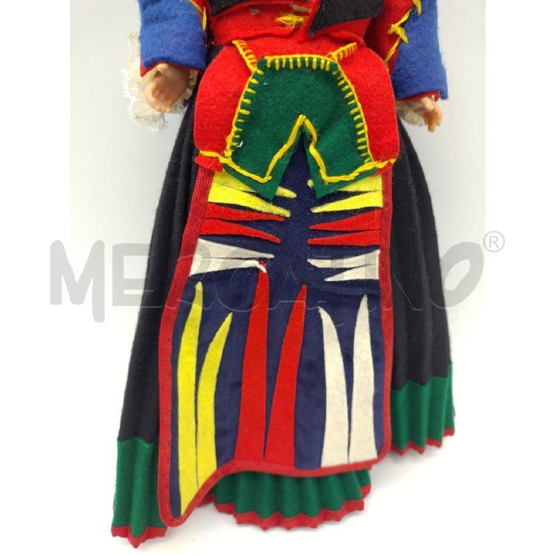ORGOSOLO BAMBOLA COSTUME SARDO COLORATA DIP A MANO  | Mercatino dell'Usato Oristano 3