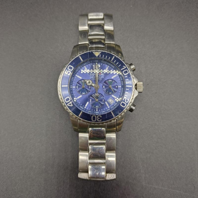 OROLOGIO DA POLSO SECTOR CRONO QUADRANTE BLU  | Mercatino dell'Usato Oristano 1