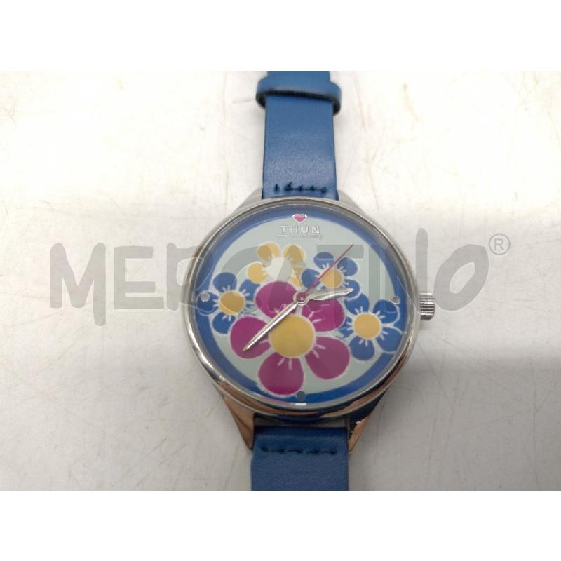 OROLOGIO DA POLSO THUN BLU PELLE | Mercatino dell'Usato Oristano 2