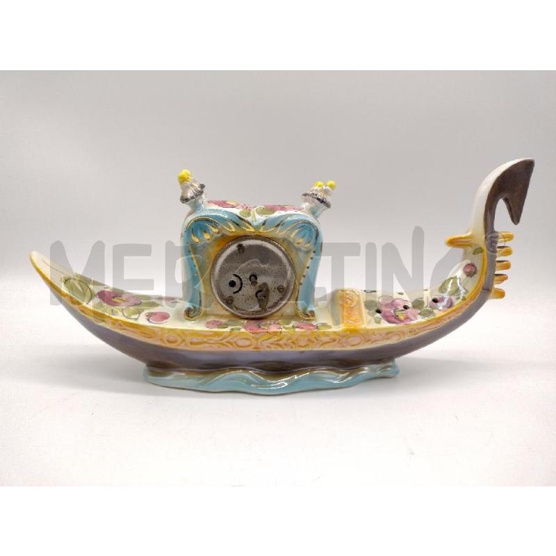 OROLOGIO TAVOLO CERAMICA GONDOLA | Mercatino dell'Usato Oristano 2