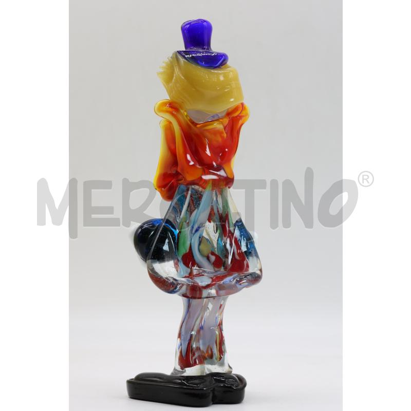 PAGLIACCIO VETRO MURANO CLOWN GLASS | Mercatino dell'Usato Oristano 4