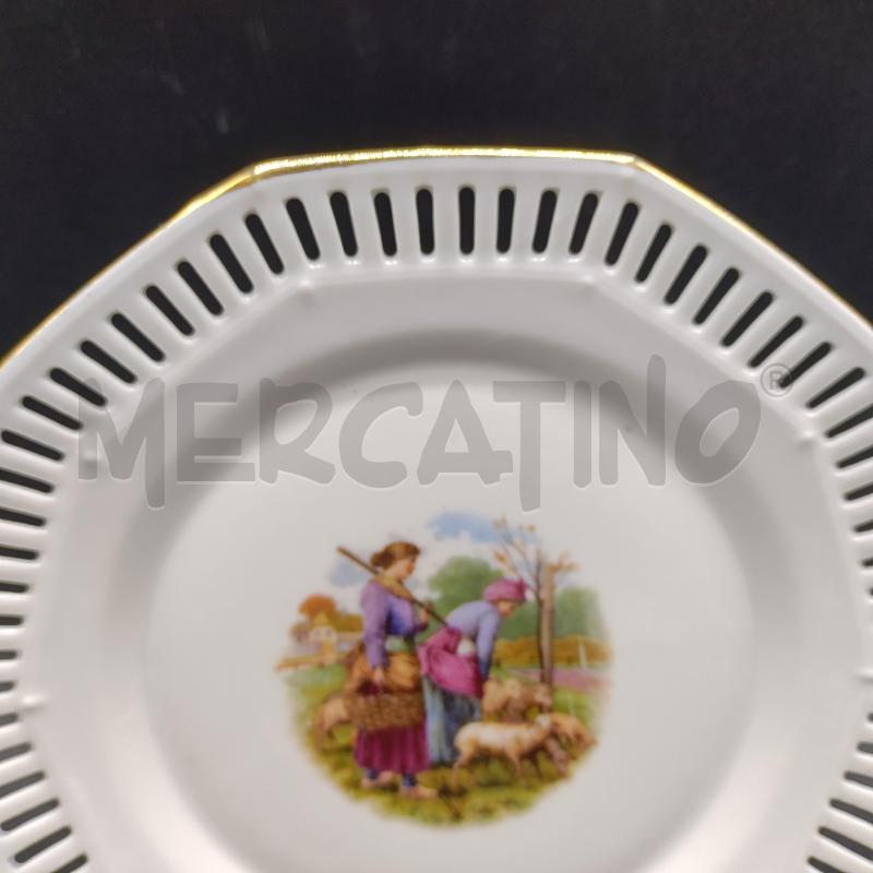 PIATTO RICHARD GINORI TRAFORATO ANNI 30 17.5CM | Mercatino dell'Usato Oristano 3