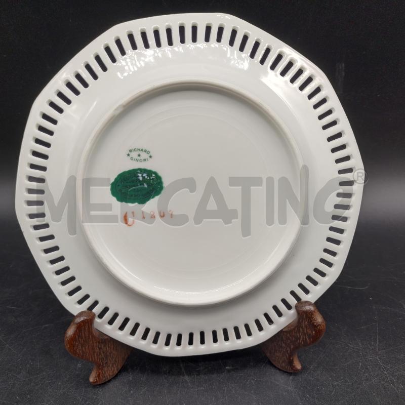 PIATTO RICHARD GINORI TRAFORATO ANNI 30 17.5CM | Mercatino dell'Usato Oristano 4