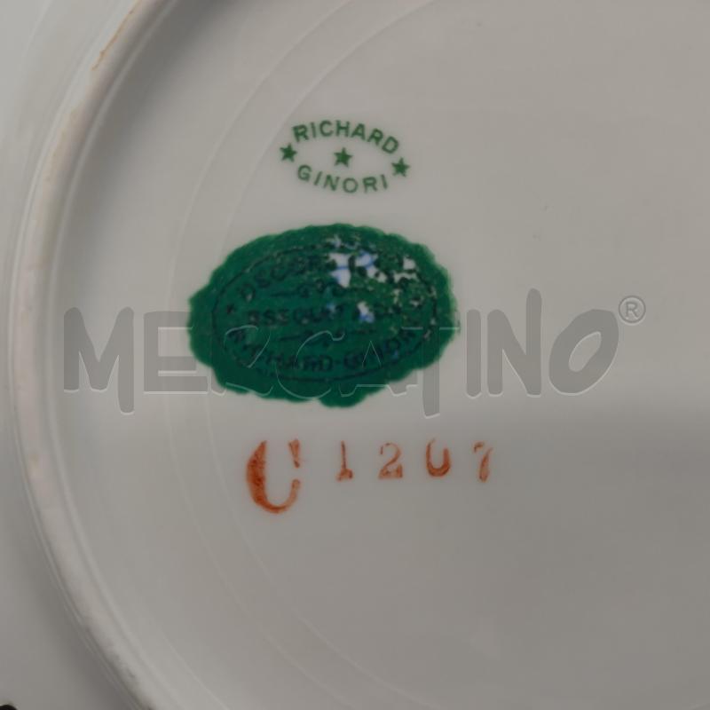PIATTO RICHARD GINORI TRAFORATO ANNI 30 17.5CM | Mercatino dell'Usato Oristano 5