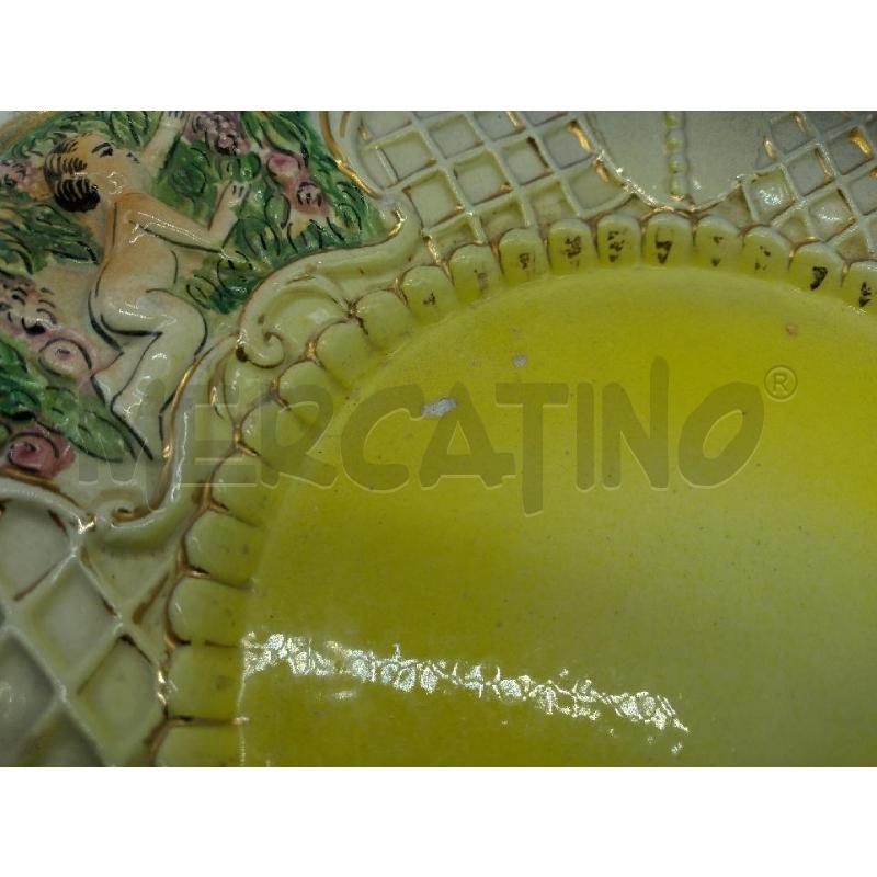 PIATTO TND SAAS CAPODIMONTE PUTTI 32.5CM | Mercatino dell'Usato Oristano 5