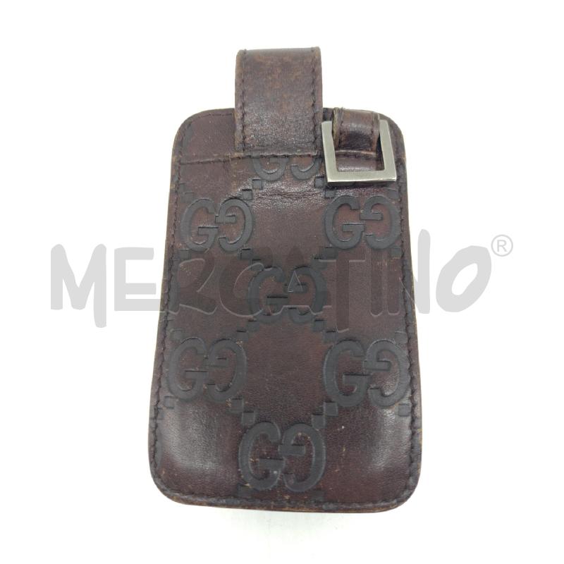 PORTA ACCENDINI GUCCI GUCCISSIMA PELLE MARRONE | Mercatino dell'Usato Oristano 2