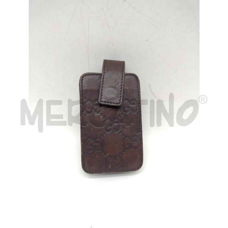 PORTA ACCENDINI GUCCI GUCCISSIMA PELLE MARRONE | Mercatino dell'Usato Oristano 4