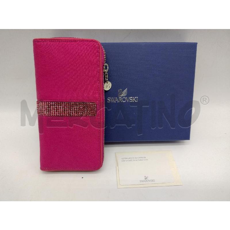 PORTA FOGLIO FUCSIA SWAROVSKI NUOVO | Mercatino dell'Usato Oristano 1