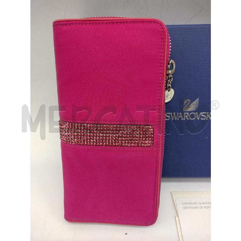 PORTA FOGLIO FUCSIA SWAROVSKI NUOVO | Mercatino dell'Usato Oristano 2