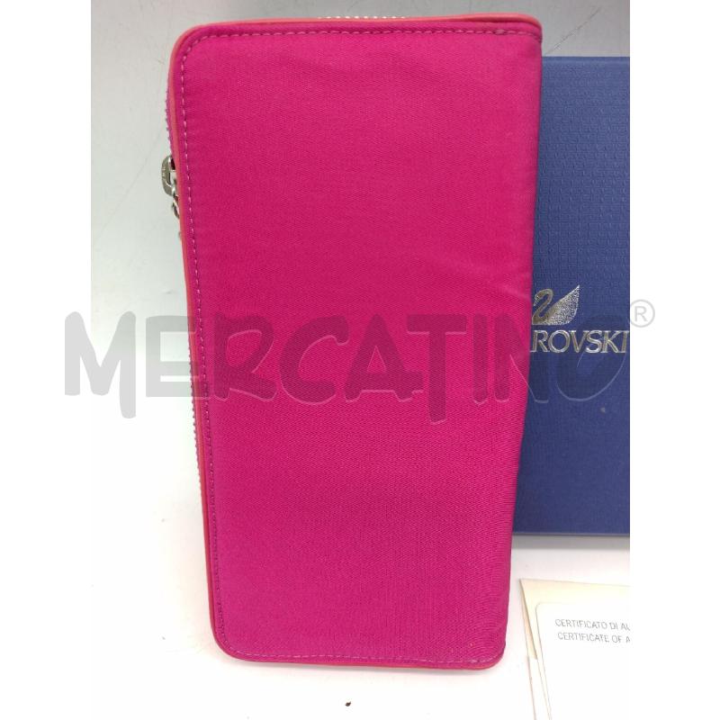 PORTA FOGLIO FUCSIA SWAROVSKI NUOVO | Mercatino dell'Usato Oristano 3