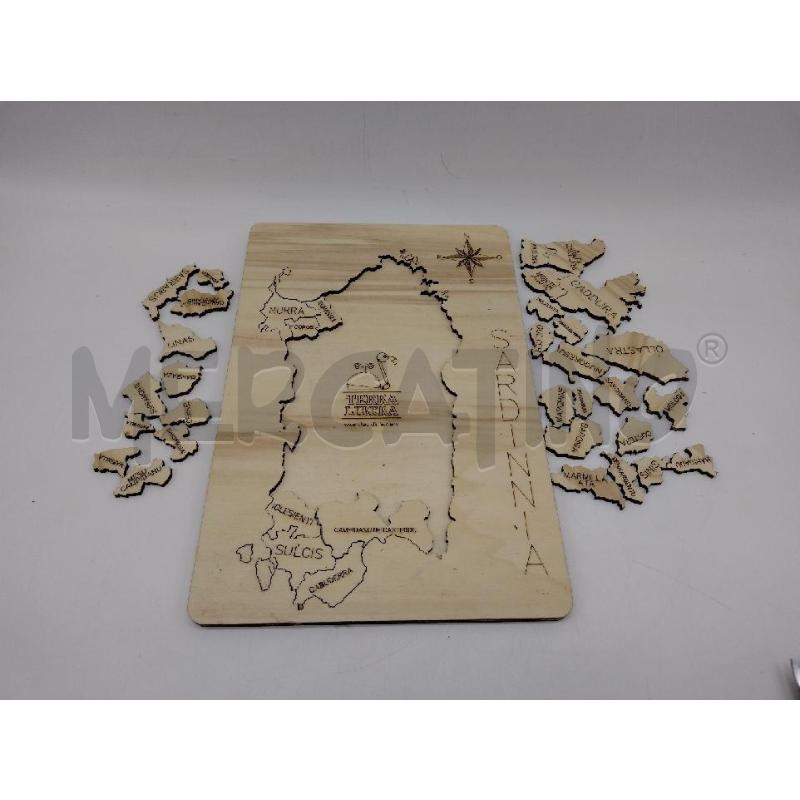 PUZZLE LEGNO REGIONI SARDEGNA | Mercatino dell'Usato Oristano 1
