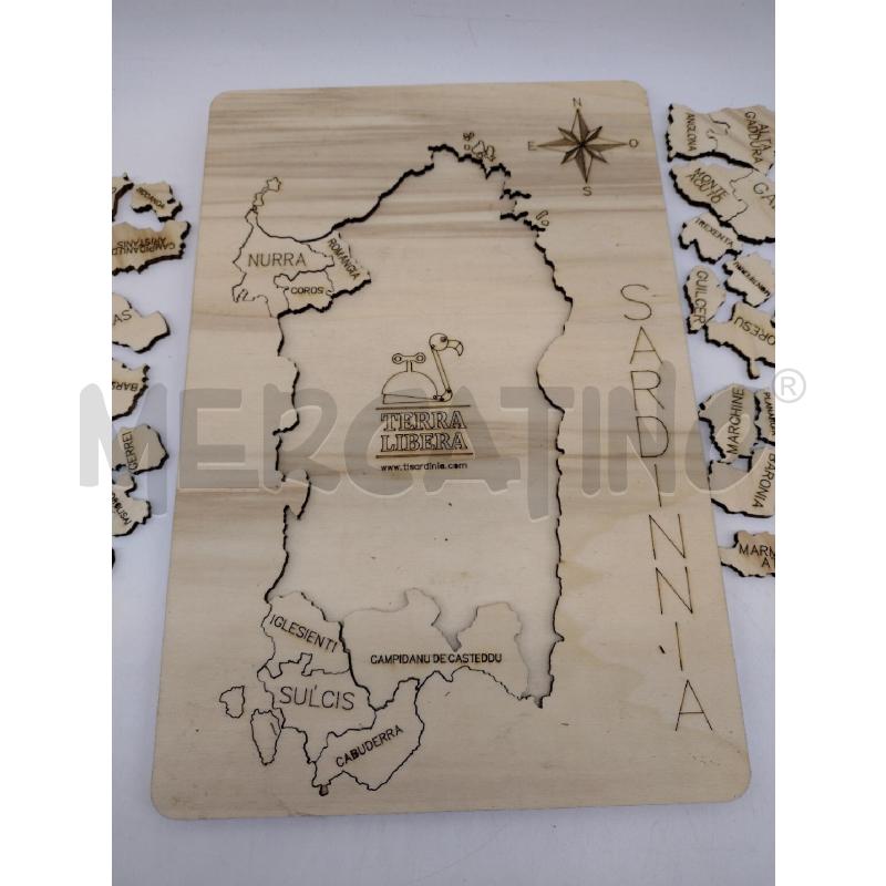 PUZZLE LEGNO REGIONI SARDEGNA | Mercatino dell'Usato Oristano 2