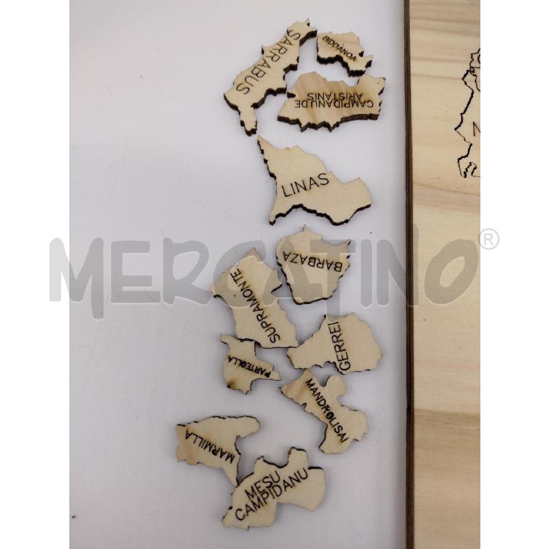 PUZZLE LEGNO REGIONI SARDEGNA | Mercatino dell'Usato Oristano 3
