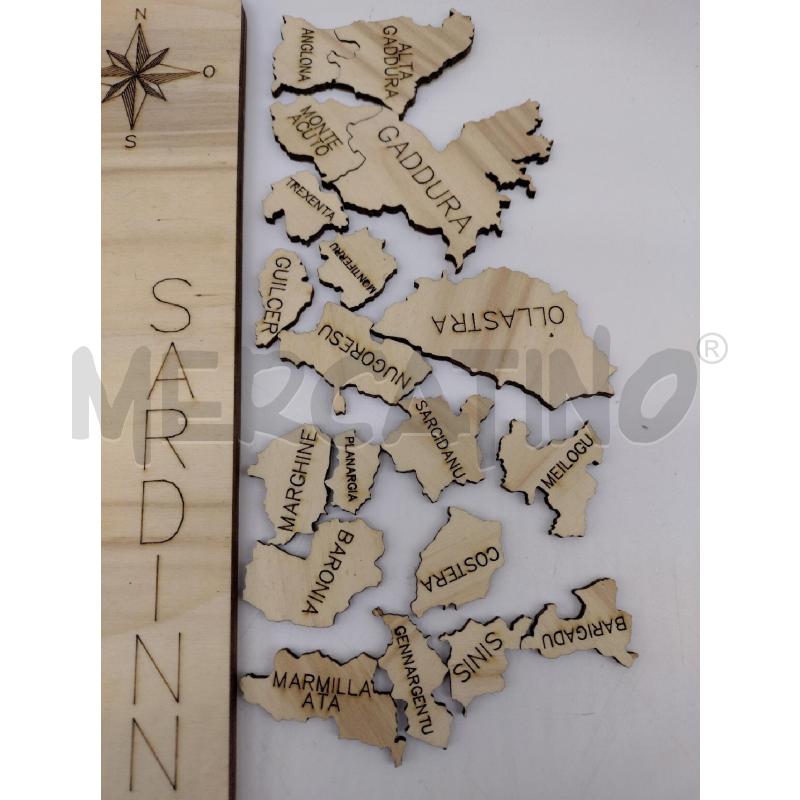 PUZZLE LEGNO REGIONI SARDEGNA | Mercatino dell'Usato Oristano 4