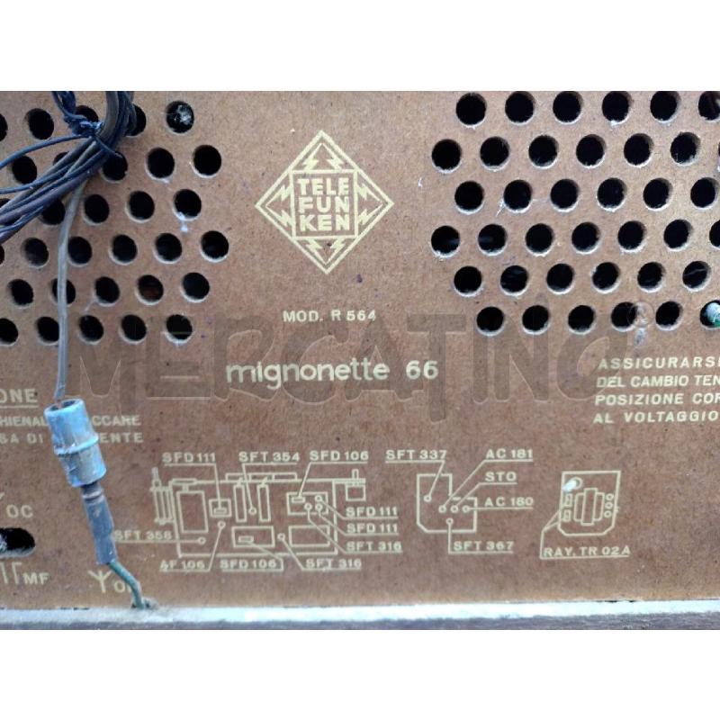 RADIO TELEFUNKEN MIGNONETTE | Mercatino dell'Usato Oristano 4