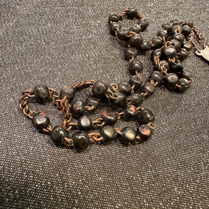 ROSARIO NERO ANTICO MET GRANI PICCOLO | Mercatino dell'Usato Oristano 3
