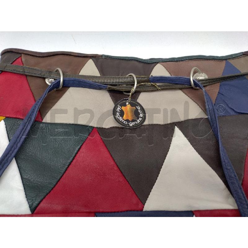 SACCA PELLE COLORATA  | Mercatino dell'Usato Oristano 2