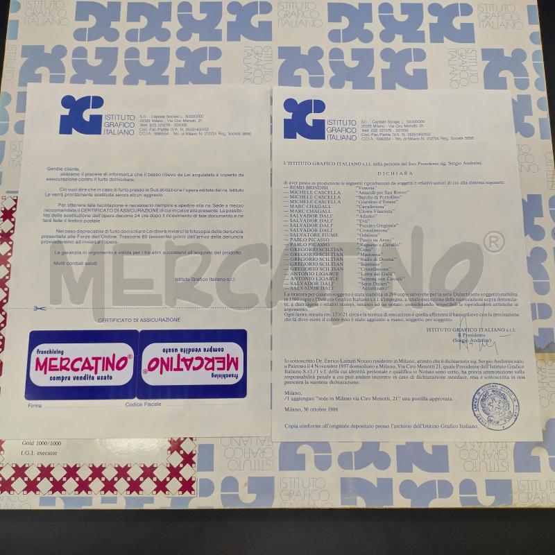 SALVADOR DALÌ CROCEFFISSIONE IGI NUMERATA | Mercatino dell'Usato Oristano 5