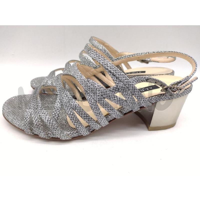 SANDALI DONNA ALBANO MIGNON 37 ARGENTO | Mercatino dell'Usato Oristano 2