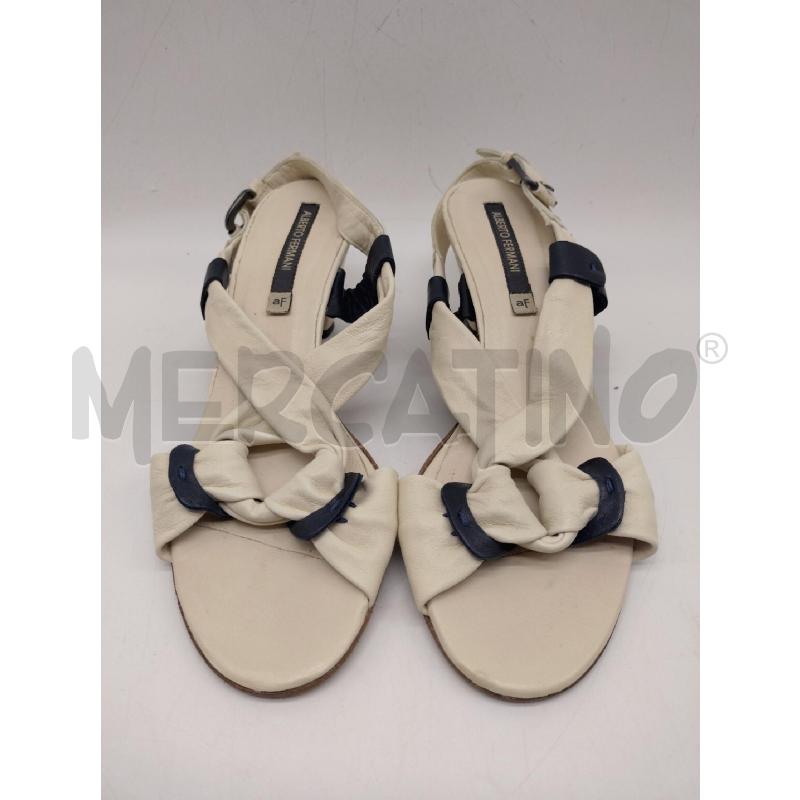 SANDALI D BC FERMANI BC NERO 39 PELLE | Mercatino dell'Usato Oristano 1