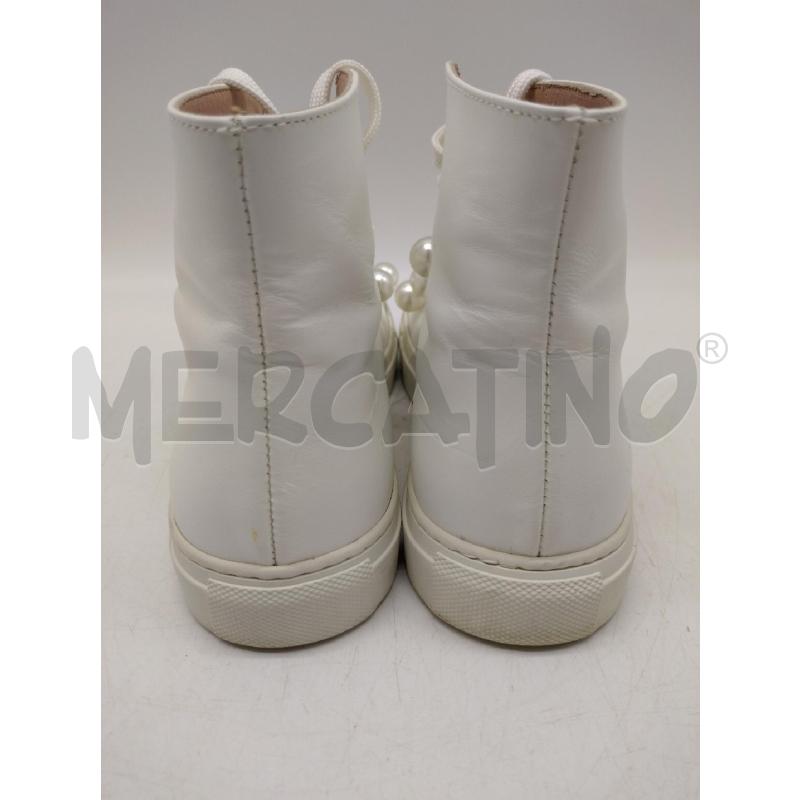 SCARPE DONNA PELLE BIANCA PERLE 36 POKEMAOKE | Mercatino dell'Usato Oristano 3