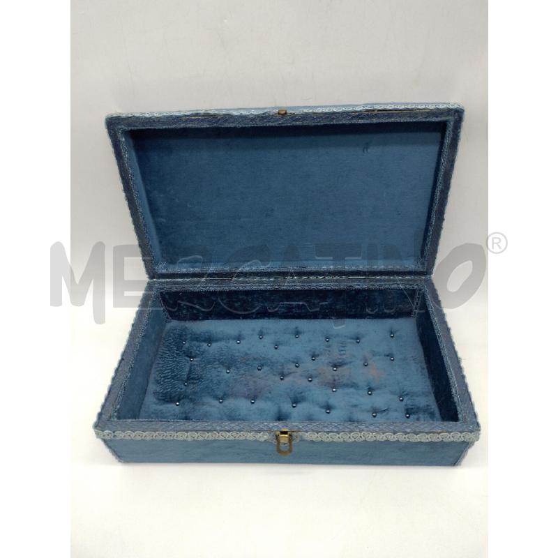 SCATOLA FODERATA BLU | Mercatino dell'Usato Oristano 3