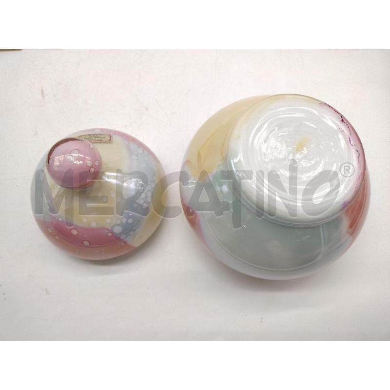 SCATOLA VETRO MURANO COLORATA | Mercatino dell'Usato Oristano 2