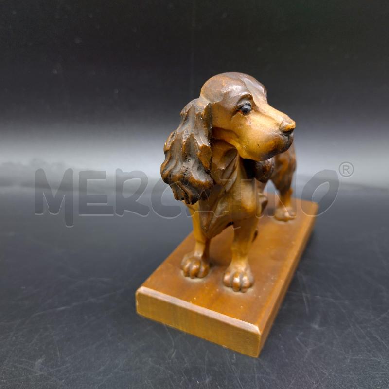 SCULTURA CANE ANRI COCKER LEGNO | Mercatino dell'Usato Oristano 2
