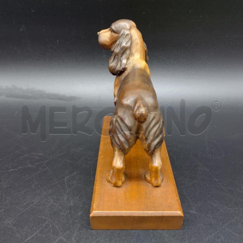 SCULTURA CANE ANRI COCKER LEGNO | Mercatino dell'Usato Oristano 4