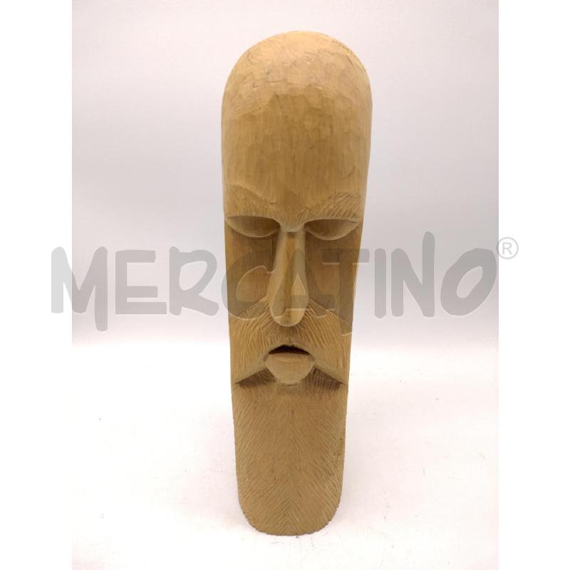 SCULTURA LEGNO TESTA | Mercatino dell'Usato Oristano 1