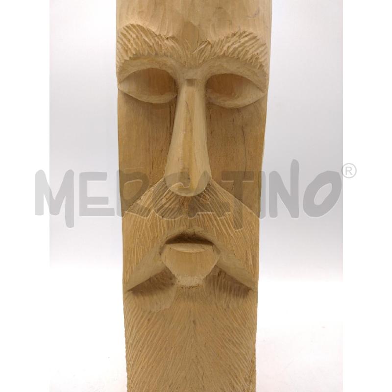 SCULTURA LEGNO TESTA | Mercatino dell'Usato Oristano 3