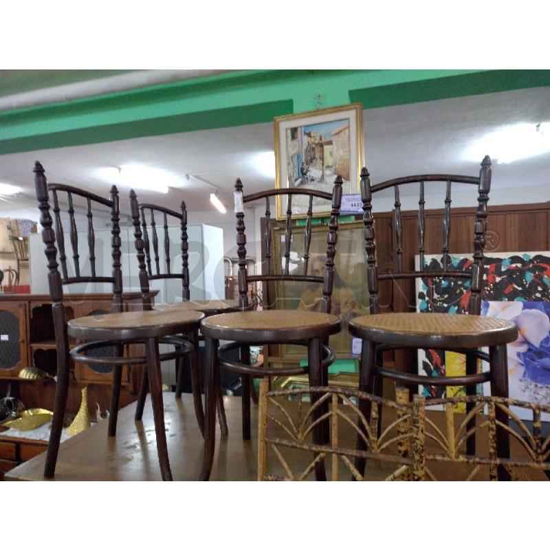 SEDIA THONET 4 PEZZI PAGLIA DI VIENNA | Mercatino dell'Usato Oristano 1