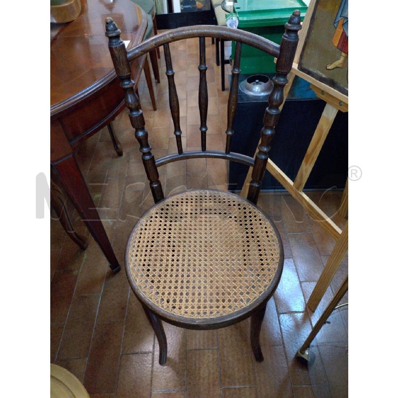 SEDIA THONET 4 PEZZI PAGLIA DI VIENNA | Mercatino dell'Usato Oristano 2